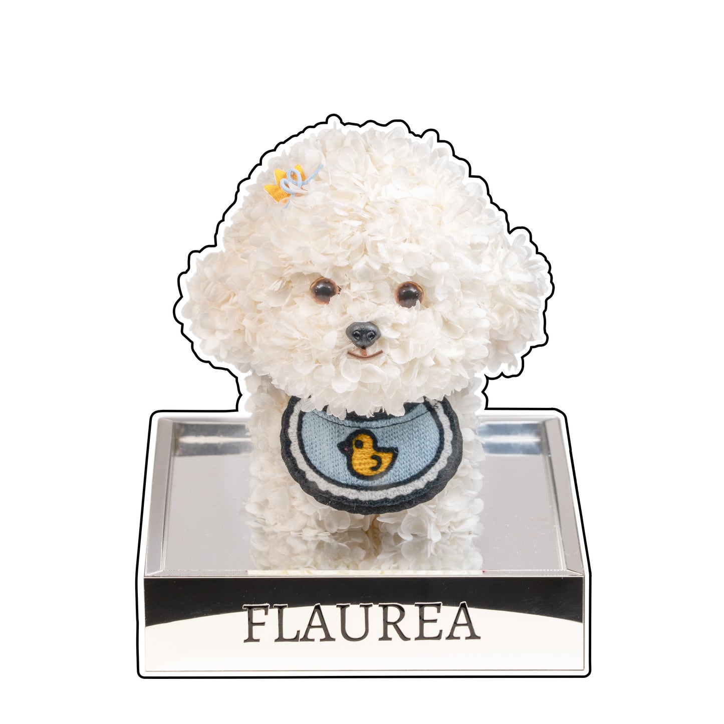 Flaurea Everlasting Floral Puppy - Yellow Duck